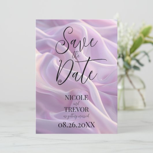 Erstellen Sie Ihren eigenen benutzerdefinierten Li Save The Date (Stehend Vorderseite)