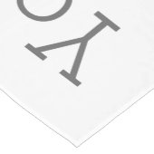 Gestaltbarer 35,5 cm x 182,8 cm Tischläufer (Ecke)