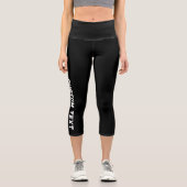 Erstellen Sie Ihren eigenen benutzerdefinierten Te Capri Leggings (Vorderseite)