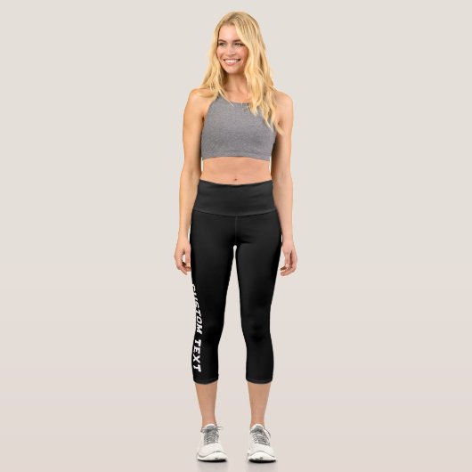 Erstellen Sie Ihren eigenen benutzerdefinierten Te Capri Leggings (Vorderseite)
