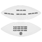 Erstellen Sie Ihren eigenen benutzerdefinierten Te Football (Paneele)