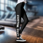 Erstellen Sie Ihren eigenen benutzerdefinierten Te Leggings<br><div class="desc">Erstellen Sie eigene Leggings für den benutzerdefinierten Text.</div>