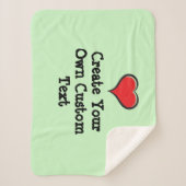 Erstellen Sie Ihren eigenen benutzerdefinierten Te Sherpadecke (Vorderseite)