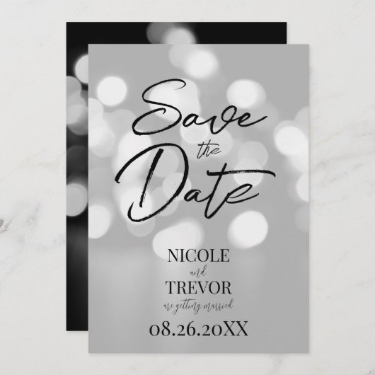 Erstellen Sie Ihren eigenen benutzerdefinierten ve Save The Date (Vorne/Hinten)