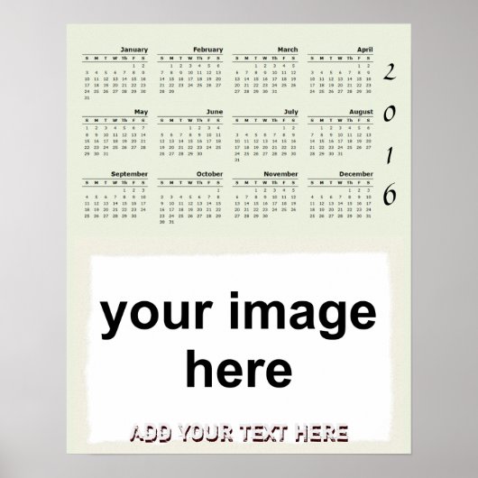 Erstellen Sie Ihren eigenen benutzerdefinierten Wa Poster (Vorne)