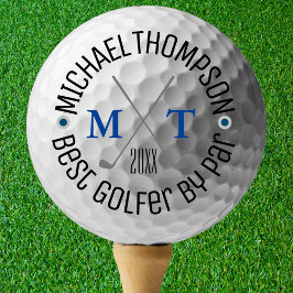 Erstellen Sie Ihren eigenen besten Golfer Monogram Golfball