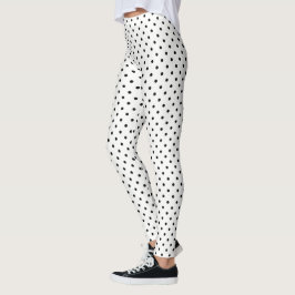 Erstellen Sie Ihren eigenen Black Polka Dot Leggings