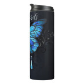 Erstellen Sie Ihren eigenen Blauen Schmetterling & Thermosbecher (Nach rechts gedreht)