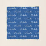 Erstellen Sie Ihren eigenen blauen Weißnamen Perso Schal<br><div class="desc">Erstellen Sie Ihren Namen Personalisiert Scarf. Fügen Sie einfach einen Namen in die Vorlage und machen Sie einen eleganten Schal für sich oder ein Geburtstagsgeschenk oder Weihnachtsgeschenk für Familie oder Freunde. Wählen Sie die Größe aus dem Menü "Optionen".</div>