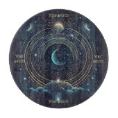 Erstellen Sie Ihren eigenen Blue & Gold Celestial Schneidebrett (Vorderseite)