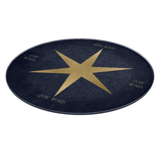 Erstellen Sie Ihren eigenen Blue & Gold Six-Point- Schneidebrett (Ecke)