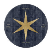 Erstellen Sie Ihren eigenen Blue & Gold Six-Point- Schneidebrett (Vorderseite)
