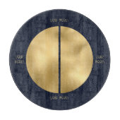 Erstellen Sie Ihren eigenen Blue & Gold Split Voll Schneidebrett (Vorderseite)