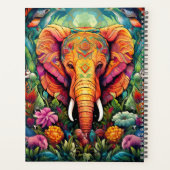 Erstellen Sie Ihren eigenen Blumen-Dschungel-Elefa Planer (Rückseite)