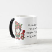 Erstellen Sie Ihren eigenen Blumenweihnachtsvogel Verwandlungstasse (Vorderseite Links)