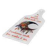 Erstellen Sie Ihren eigenen Boho 3D Blumenmond Schneidebrett (Ecke)