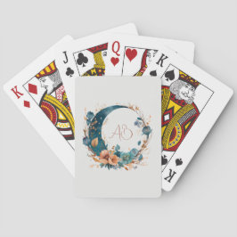 Erstellen Sie Ihren eigenen Boho Aquamarin & Peach Spielkarten