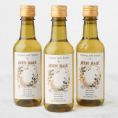 Erstellen Sie Ihren eigenen Boho Aquamarin- und Go Weinetikett (Flaschen)