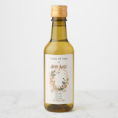 Erstellen Sie Ihren eigenen Boho Aquamarin- und Go Weinetikett (Vorderseite)