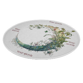 Erstellen Sie Ihren eigenen Boho Blumenmoon Schneidebrett