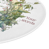 Erstellen Sie Ihren eigenen Boho Blumenmoon Schneidebrett (Ecke)