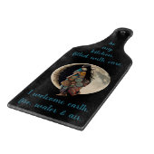 Erstellen Sie Ihren eigenen Boho Blumenmoon Walk Schneidebrett (Ecke)