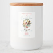 Erstellen Sie Ihren eigenen Boho Butterfly Moon Dr Lebensmitteletikett (Vorderseite)