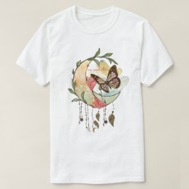 Erstellen Sie Ihren eigenen Boho Butterfly Moon Dr T-Shirt
