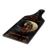 Erstellen Sie Ihren eigenen Boho Crescent Moon & F Schneidebrett (Ecke)