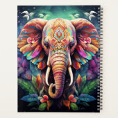 Erstellen Sie Ihren eigenen Boho-Jungle-Elefanten Planer (Rückseite)