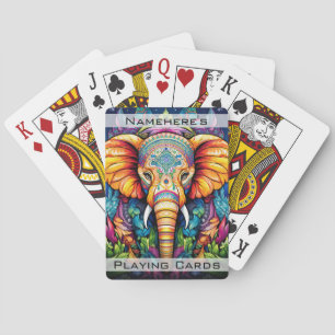 Erstellen Sie Ihren eigenen Boho-Stammeselementar Spielkarten