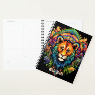 Erstellen Sie Ihren eigenen Boho Tribal Lion Dschu Planer
