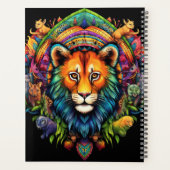 Erstellen Sie Ihren eigenen Boho Tribal Lion Dschu Planer (Rückseite)