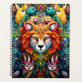 Erstellen Sie Ihren eigenen Boho Tribal Wolf Planer (Vorderseite)