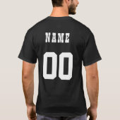 Erstellen Sie Ihren eigenen Boyfriend Hot Bod Foot T-Shirt (Rückseite)