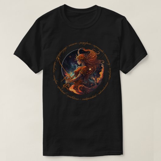 Erstellen Sie Ihren eigenen Celestial Sagittarius  T-Shirt (Design vorne)