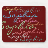 Erstellen Sie Ihren eigenen chaotischen Namen Text Mousepad (Vorne)