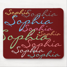 Erstellen Sie Ihren eigenen chaotischen Namen Text Mousepad