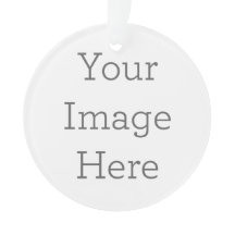 Erstellen Sie Ihren eigenen Circle Acronylic Ornam