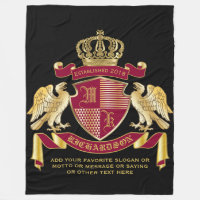 Erstellen Sie Ihren eigenen Coat des Arms Red Gold