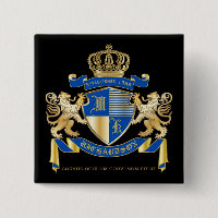 Erstellen Sie Ihren eigenen Coat von Arms Blue Gol
