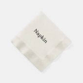 Erstellen Sie Ihren eigenen Cocktail Ecru Serviette (Ecke)