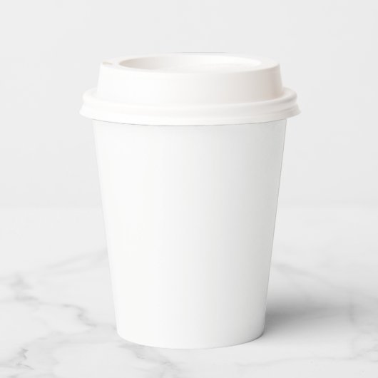 Erstellen Sie Ihren eigenen Design 8oz Papier-Cup Pappbecher (Rückseite)