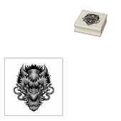Erstellen Sie Ihren eigenen Drachenkopf Gummistempel (Stempel)
