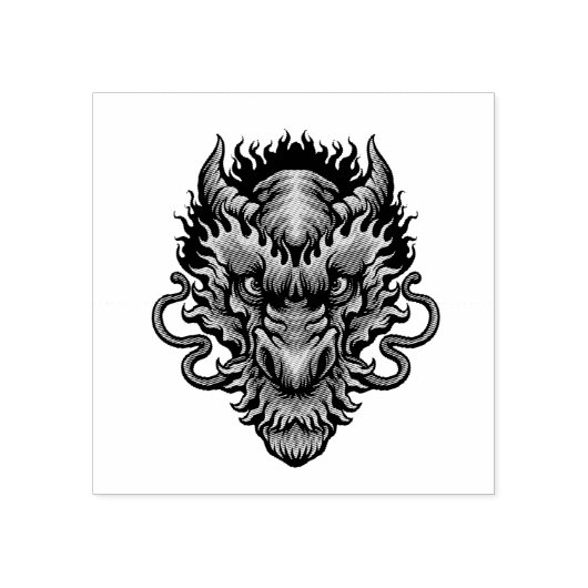 Erstellen Sie Ihren eigenen Drachenkopf Gummistempel (Prägung)