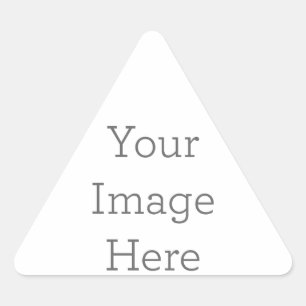 Erstellen Sie Ihren eigenen Dreieck-Aufkleber Dreieckiger Aufkleber