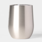 Personalisierte Trinkflasche Ausführung: Stielloser Weinbecher, Größe: 325,31 ml, Farbe: Rostfreier Stahl (Rückseite)