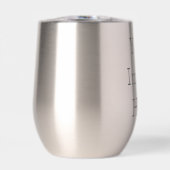 Personalisierte Trinkflasche Ausführung: Stielloser Weinbecher, Größe: 325,31 ml, Farbe: Rostfreier Stahl (Vorderseite)