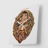 Erstellen Sie Ihren eigenen Eichenwald Lord Quadratische Wanduhr (Winkel)