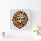 Erstellen Sie Ihren eigenen Eichenwald Lord Quadratische Wanduhr (Zuhause)